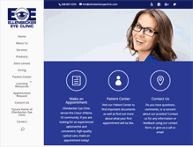 Tablet Screenshot of ellenbeckereyeclinic.com